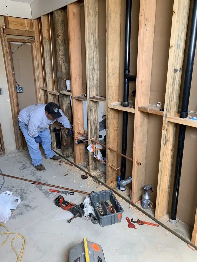 Commercial rough-in plumbing for Trenchless Sewer Repair in Keelersville